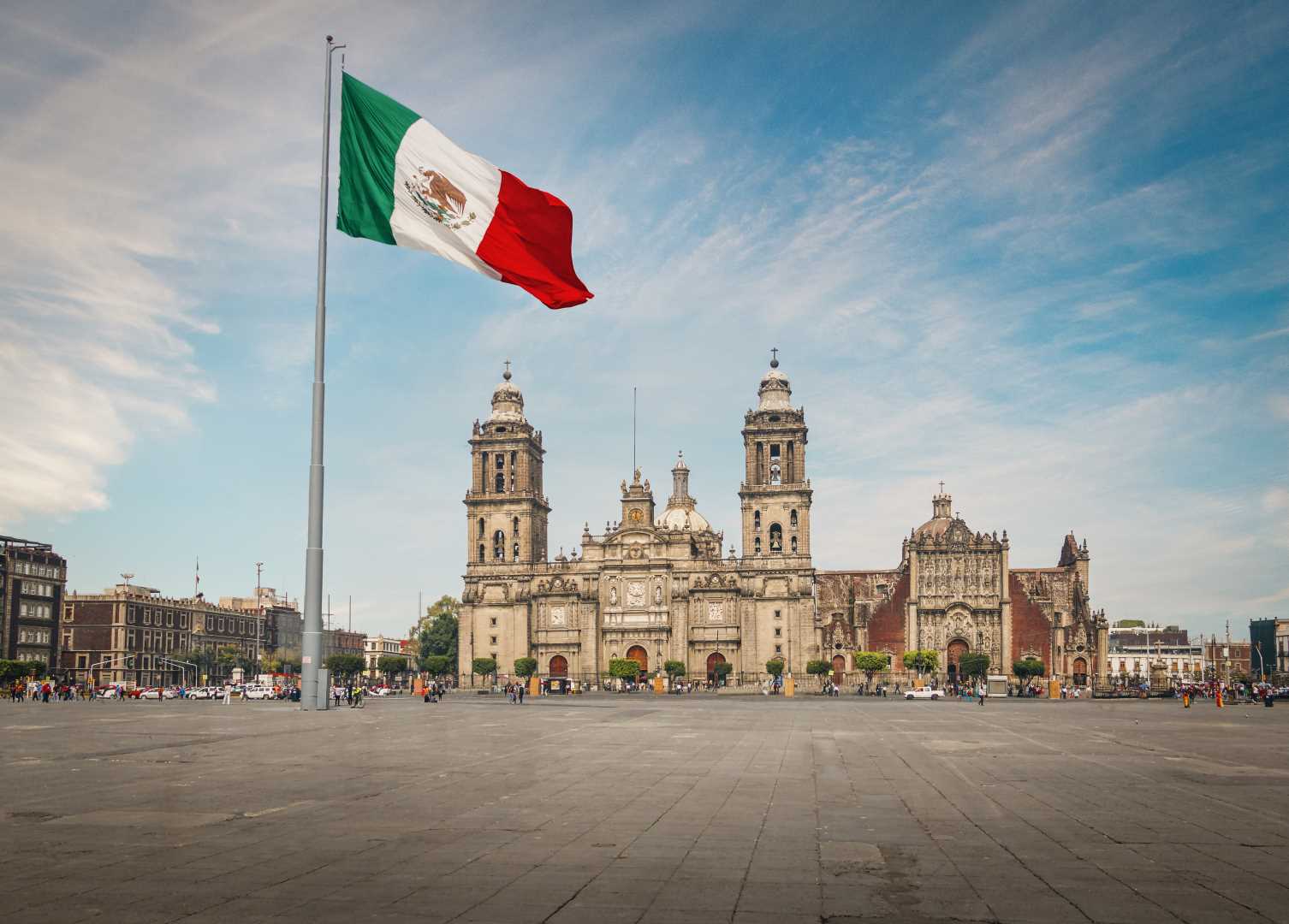 Zocalo Square and Mexico City Cathedral – Mexico City, Mexico